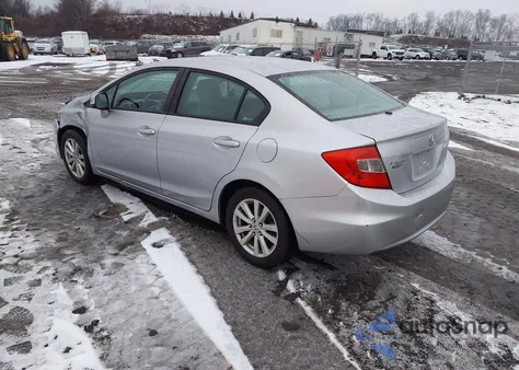 2012 Honda Civic Ex-L from USA, damaged, VIN 2HGFB2F96CH573721